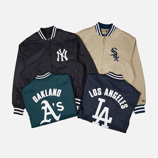 NewEra纽亦华MLB情侣外套男女NY大标棒球服休闲运动夹克13546434