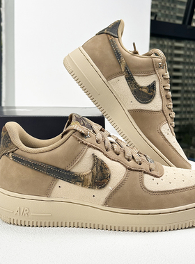 25新款Nike耐克男子板鞋空军一号AIR FORCE 1翻毛皮运动鞋IO9803