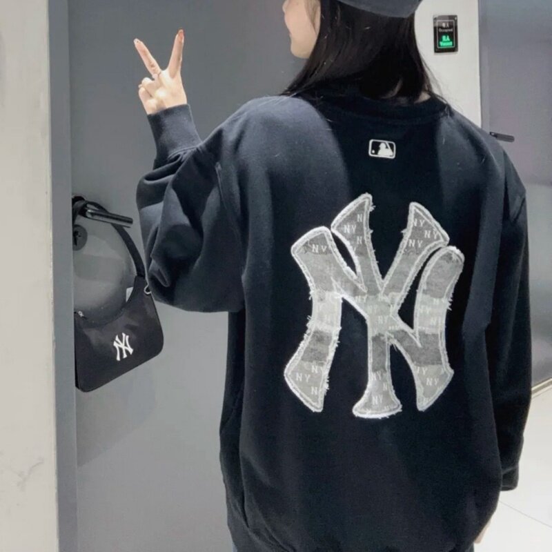 MLB运动卫衣男女NY休闲套头衫
