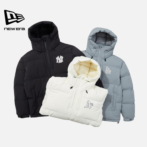 NewEra纽亦华鹅绒连帽羽绒服