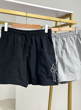 25新款MLB情侣短裤男女NY镂空大标防晒凉感梭织运动裤3ASMB0753