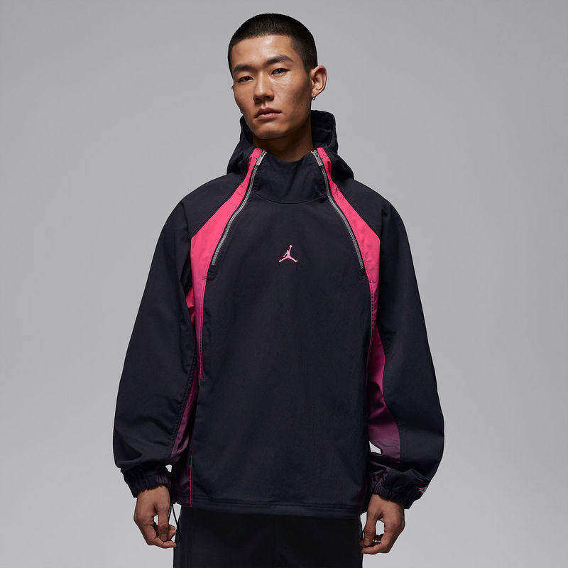 26新款NikeJordan耐克男女夹克拼接撞色连帽梭织情侣外套IF1901