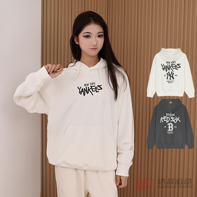 MLB男女NY复古字母印花运动卫衣