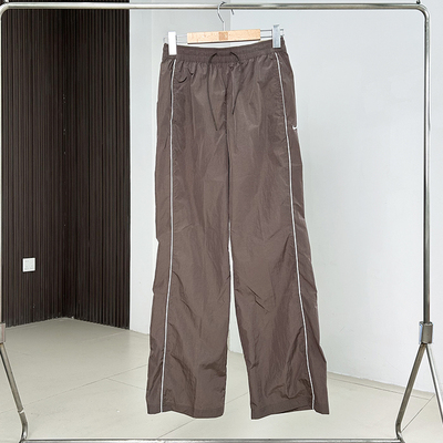 Nike耐克防晒梭织高腰直筒长裤