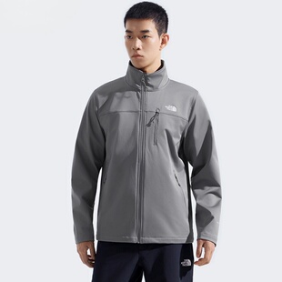 TheNorthFace北面外套男子户外软壳防泼水立领运动夹克8DNB 25新款