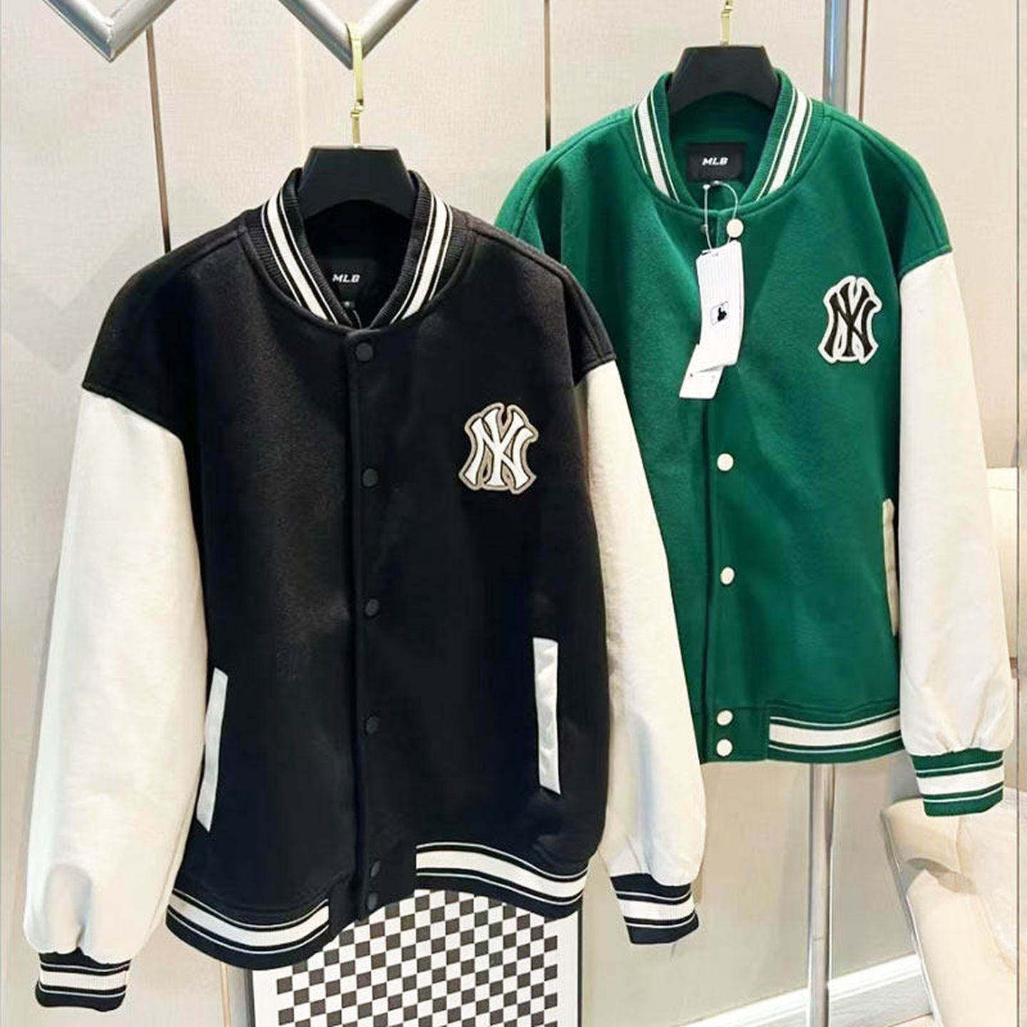 MLB棒球服男女同款休闲夹克外套