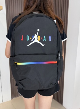 25新款Jordan耐克双肩包男女AJ复古运动休闲包电脑包JD2523014AD