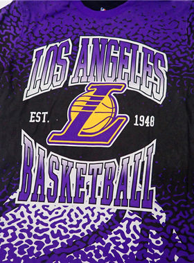 nba通用湖人队t恤背心篮球服