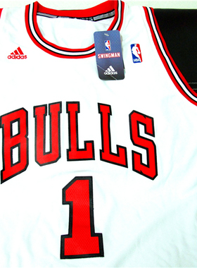 NBA公牛队德里克罗斯 Derrick Rose 亲笔签名球衣
