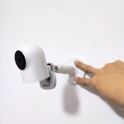 适用于Aqara智能摄像机G2摄像头支架上墙配件魔术贴免打孔网关版