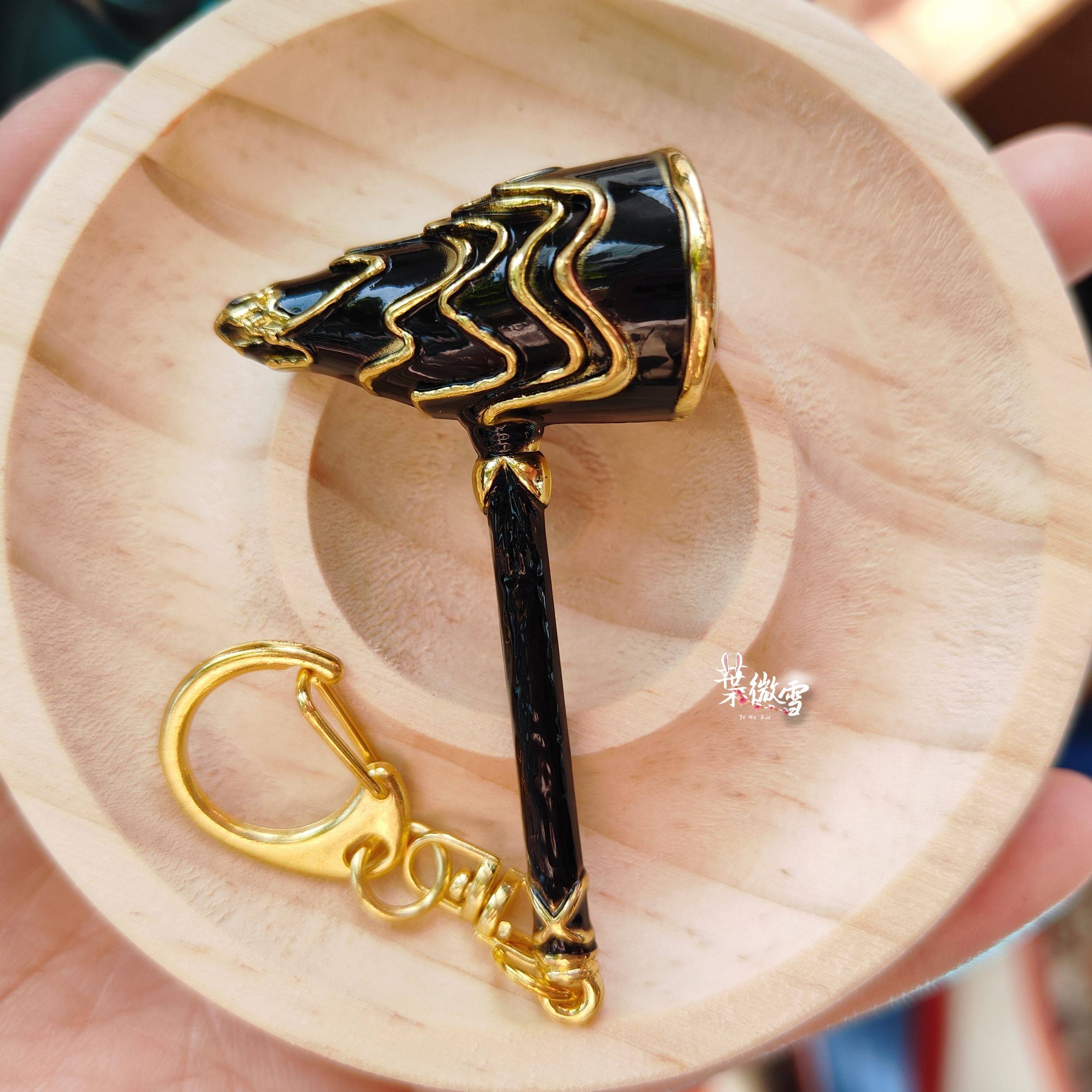 【现货】斗罗大陆剧场版周边唐三昊天锤竹笋锤武器金属玩具摆件