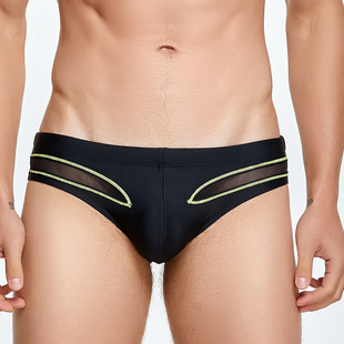 男士泳裤男款三角游泳裤男生2025新款专业低腰性感男式比基尼泳衣