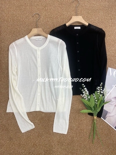 针织开衫 欧洲站小众设计师2026春夏新款 noten镂空薄款 van Dries