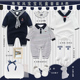 婴儿新生礼盒小绅士衣服套装 男宝宝初生满月礼物百天宴送礼品周岁