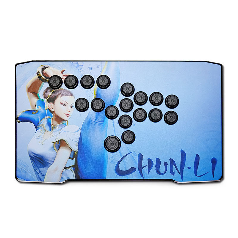 四通H4 超级HITBOX的定制  PS5 PS4超薄吸磁 97街霸6街机手柄摇杆