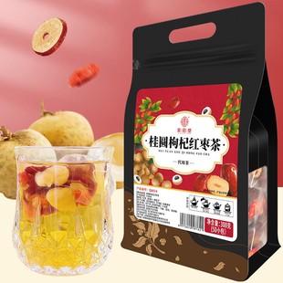 谯韵堂正品桂圆枸杞红枣茶300g熬夜作息不规律手脚冰凉怕冷官方店