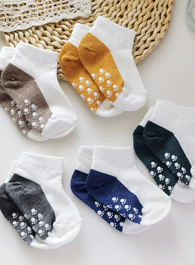 caras韩国进口儿童春夏季薄款短袜棉袜网眼透气吸汗白色男童袜子