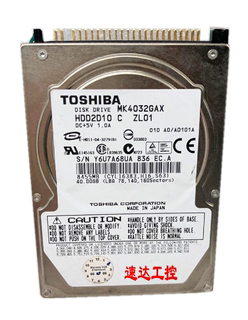 可议价MK4032GAX HDD2D10Toshiba东芝40G 2.5寸IDE并口工业硬盘