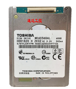 可开票MK6036GAL东芝TOSHIBA60G1.8寸CE工业医疗设备摄像机硬盘
