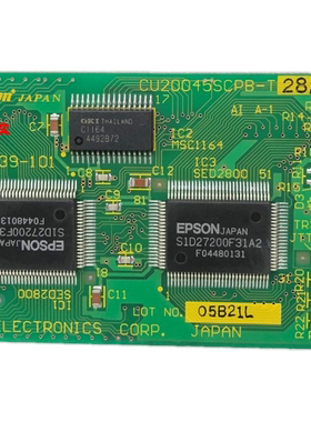 可开票CU20045SCPB-T28A PW-439-101 VFD荧光显示屏模组模块现货