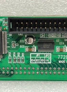 可议价7720U REV 3.1 ACE-7720U并口IDE转SCSI 50针硬盘转接卡
