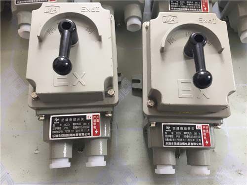 防爆转换开关防爆倒顺开关bqxn-10a 380v控制电机正反转 30a 60a
