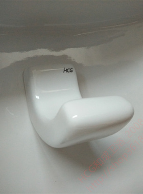 HCG和成浴室配件BA226BA116陶瓷双钩挂衣壁挂毛巾浴巾挂钩衣帽钩