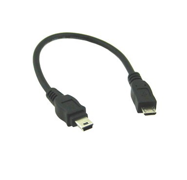 特价U2-054 Micro USB转mini USB公对公数据线 Micro 5PIN转miniU