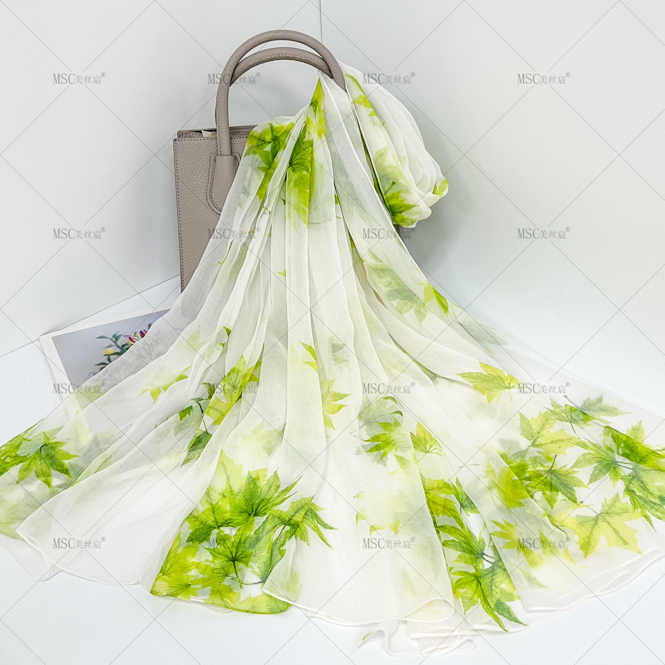 美丝宸枫叶飘香140*180夏季大尺寸丝巾度假旅游防晒包头纱巾海边,服饰配件/皮带/帽子/围巾,围巾/丝巾/披肩,淘宝优惠券,粉丝福利购,淘宝优惠卷