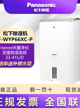 松下原装进口双核除湿机WYP66XC