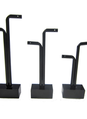 三件套亚克力耳环架黑色珠宝首饰展示道具饰品架首饰展示架耳饰架