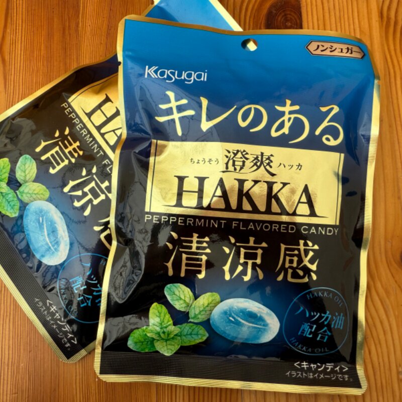 日本进口零食春日井澄爽无蔗糖薄荷糖清凉感硬糖清新口气润喉糖果