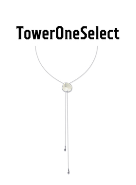 TowerOneSelect官方店ZHAO虎刺梅白珐琅抽拉项链