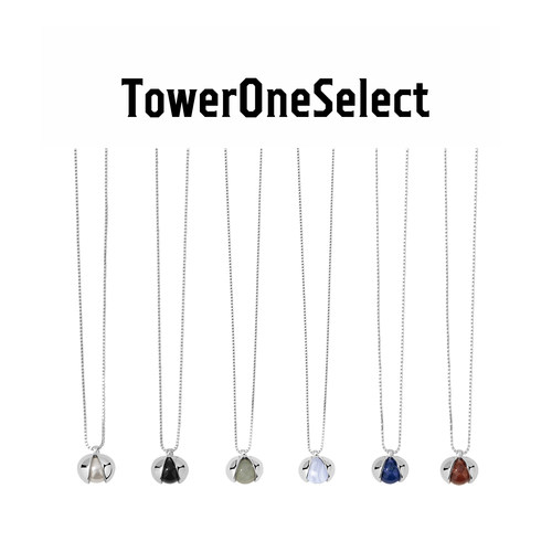 TowerOneSelect官方店ZHAO一颗花椒项链925银锁骨链