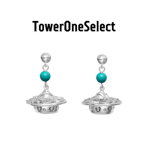 TowerOneSelect官方店House of Glyphs祖母屋松石耳钉
