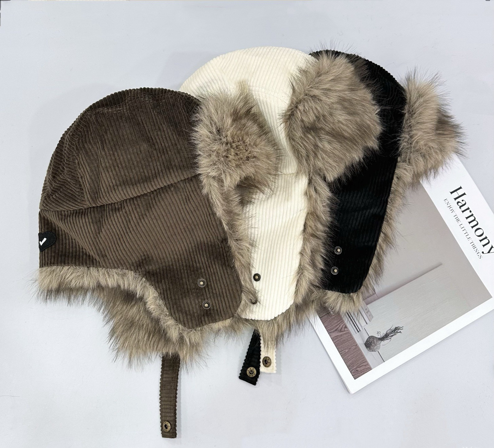 partyme手工复古条纹雷锋帽女冬季保暖护耳飞行帽显脸小帽子东北,服饰配件/皮带/帽子/围巾,帽子,淘宝优惠券,粉丝福利购,淘宝优惠卷