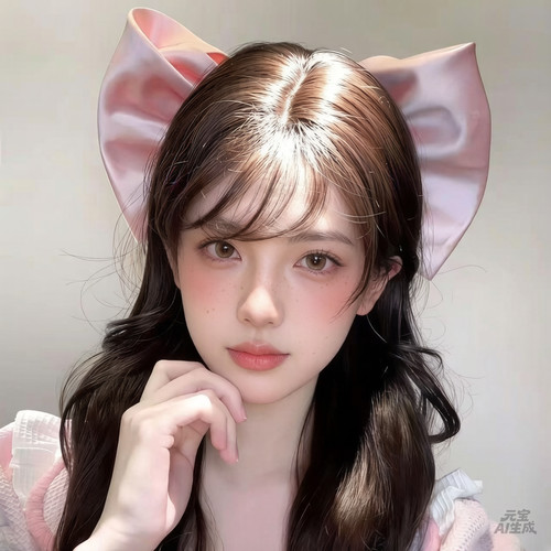partyme手工超大号蝴蝶结发箍纯色发饰网红甜美可爱弹簧夹后脑勺