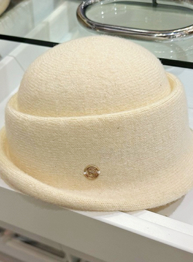 partyme手工帽子女秋冬小礼帽洋气短檐鸭舌帽圆顶马术帽千金名媛