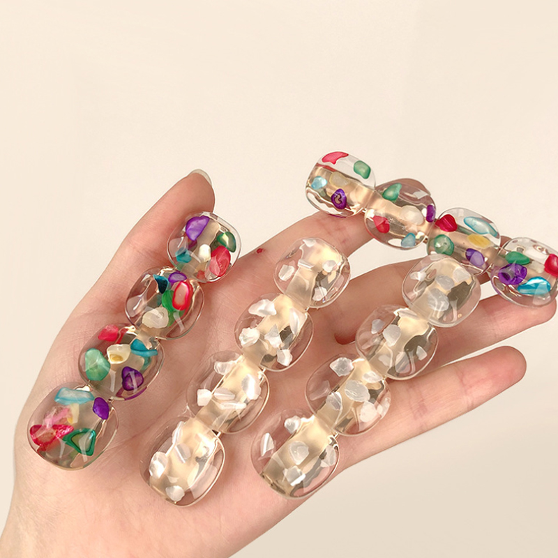 糖果色爱心发夹女侧边碎发刘海夹