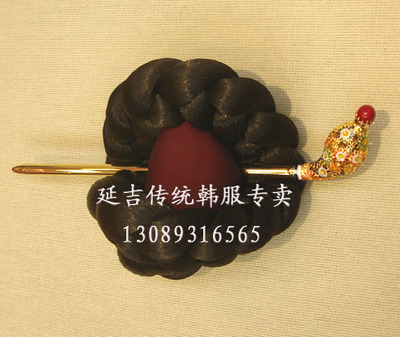 镂空雕花簪子漂亮舞台新娘盘发