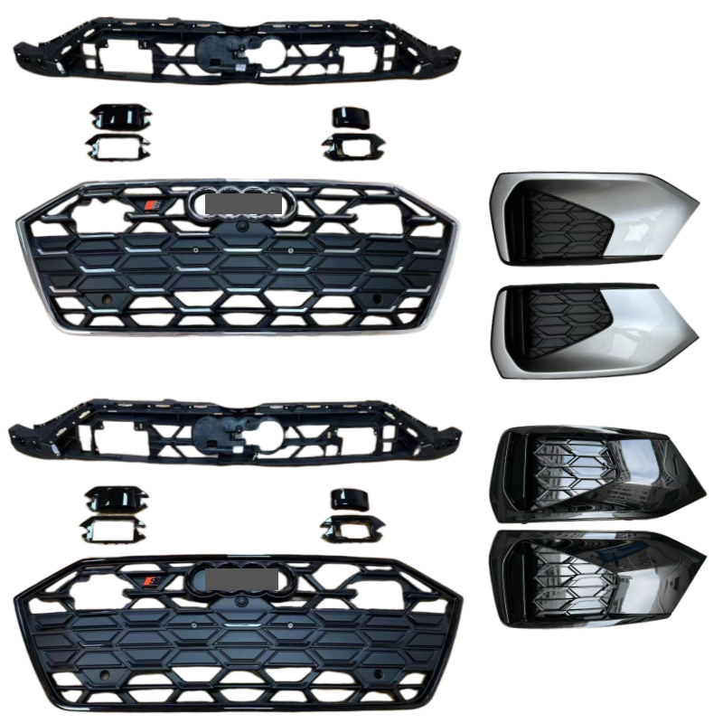 奧迪A7改裝24款S7中網黑武士