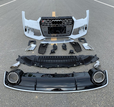 A7改装保险杠RS7包围中网奥迪