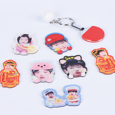 新款孙颖莎王楚钦莎头周边磁吸亚克力冰箱贴个性强磁装饰贴