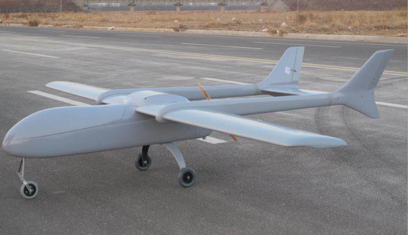 途灵y40垂直起降固定翼无人机4.5米翼展测绘侦查森林防火油动