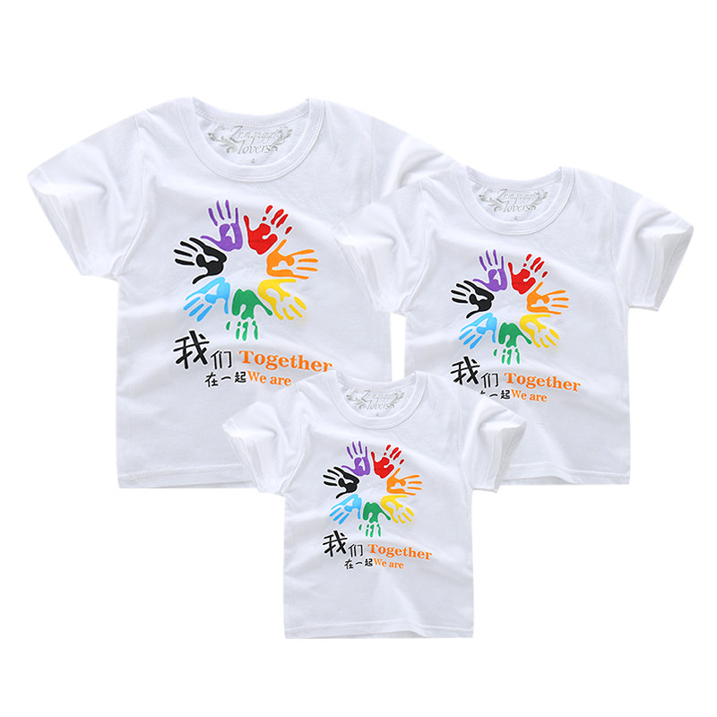 children summer With children Short sleeved A Four mouths 8 pure cotton Western style vest Homewear Mother and daughter Sons lovers T-shirtin the Children/Baby/Family fitted , T-shirt  category - from Buy2taobao.com to provide professional Taobao agent buy service