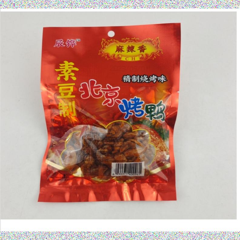 辰铧牌北京烤鸭70g素食肉豆制品儿时怀旧麻辣小零食开的即食