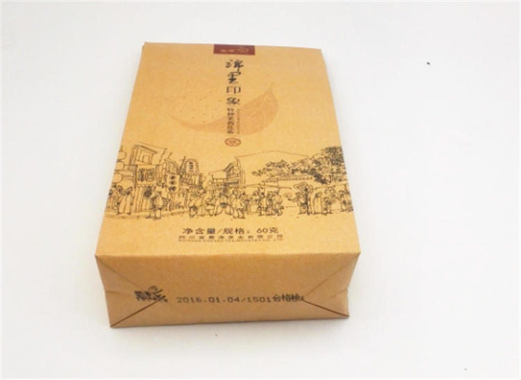 四川成都特產蜀濤錦里印象茉莉花茶60g禮品紙袋裝