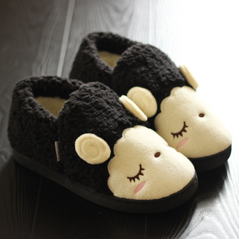 Pantoufles enfants en suède pour hiver - semelle tendon - Ref 1032427 Image 1