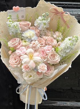 花瓣花束鲜花包装纸艺术纸系列高质感网红手撕东巴纸花艺包花材料