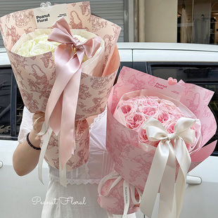 露西娅庄园风华纸花束包装纸氛围艺术纸鲜花包装材料手工花艺资材